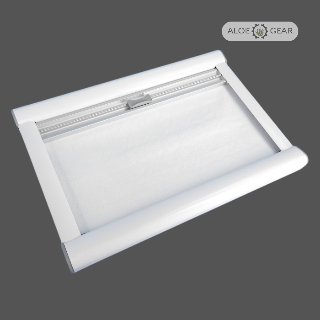 Motorhome & Caravan Roller Window Blind - Aluminium
