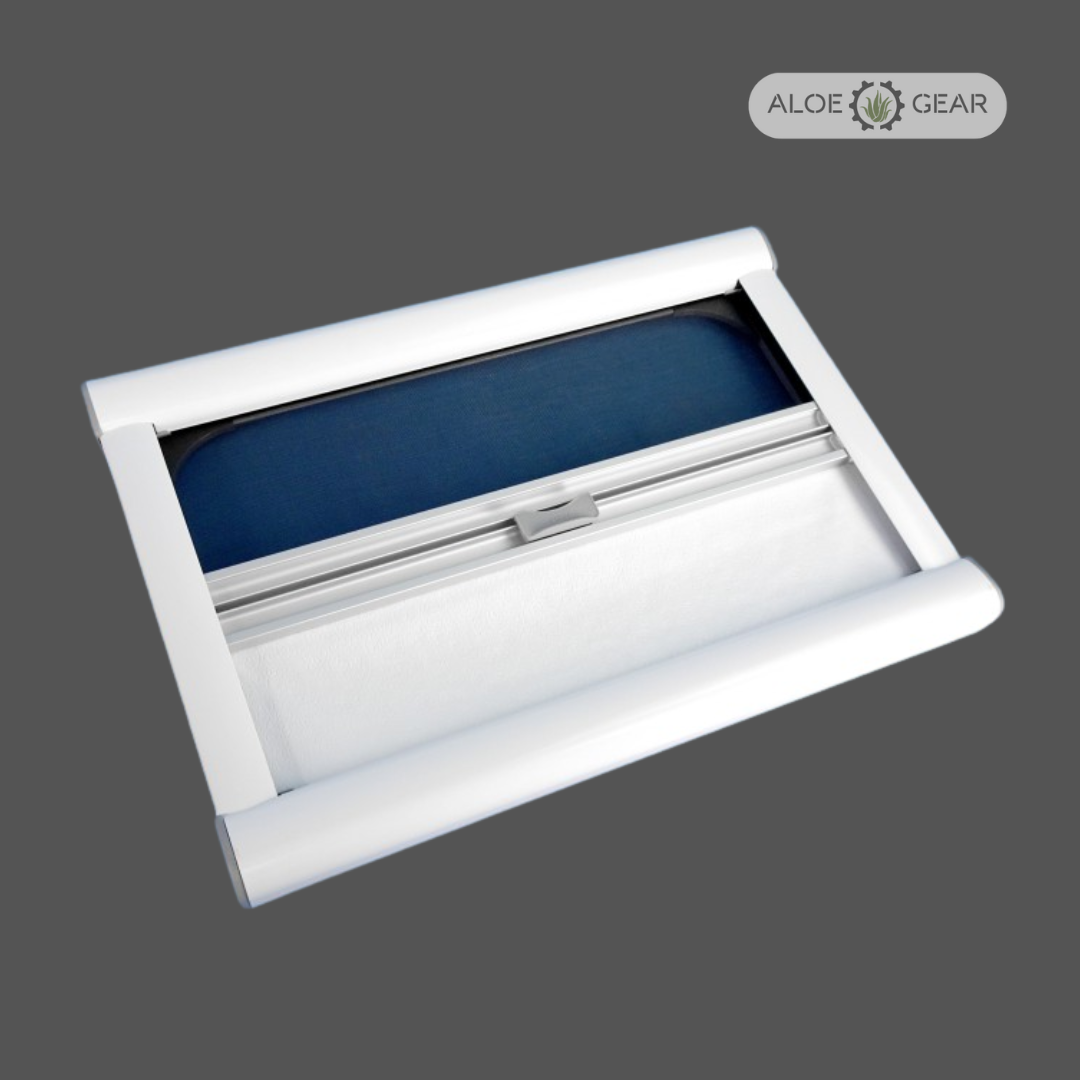 Motorhome & Caravan Roller Window Blind - Aluminium