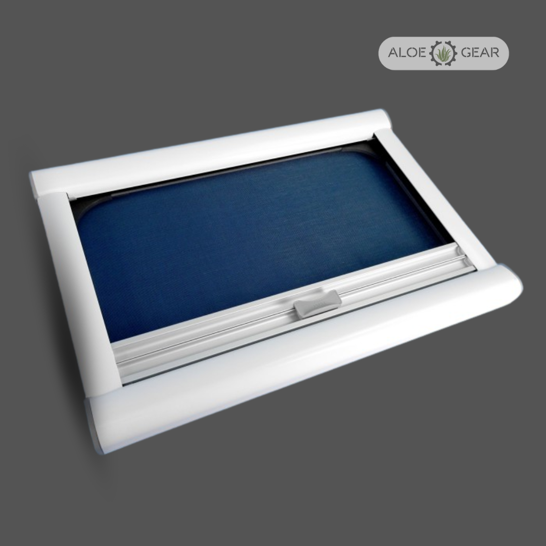 Motorhome & Caravan Roller Window Blind - Aluminium