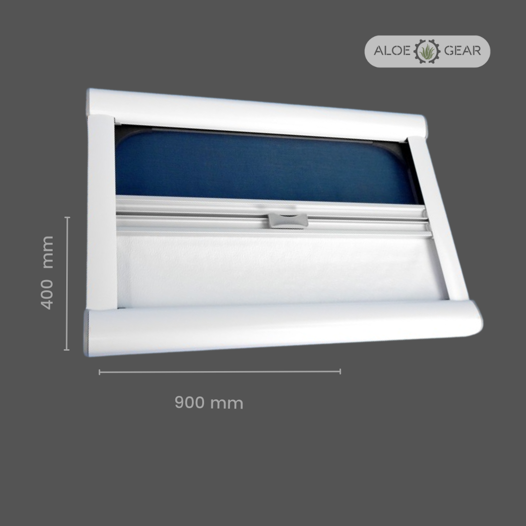 Motorhome & Caravan Roller Window Blind - Aluminium