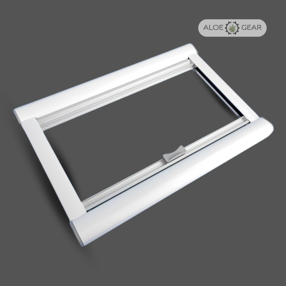 Motorhome & Caravan Roller Window Blind - Aluminium