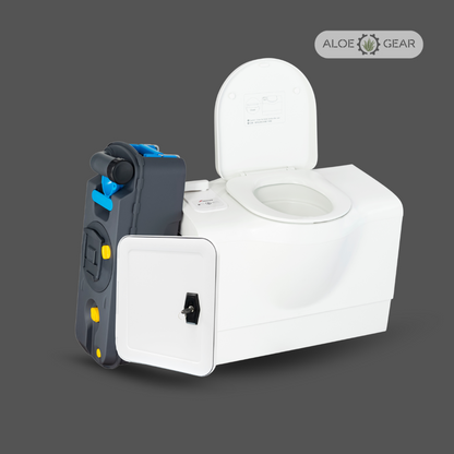 Toilet - Motorhome & Caravan Cassette - Right Service Door